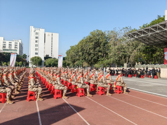我校出席广州市天河区2026年春季新兵入伍欢送大会
