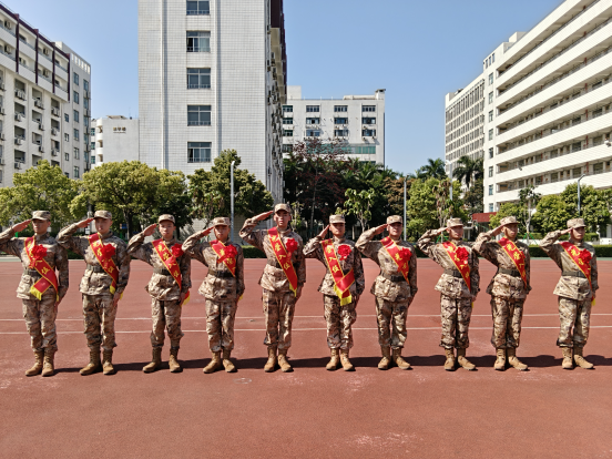 我校出席广州市天河区2026年春季新兵入伍欢送大会